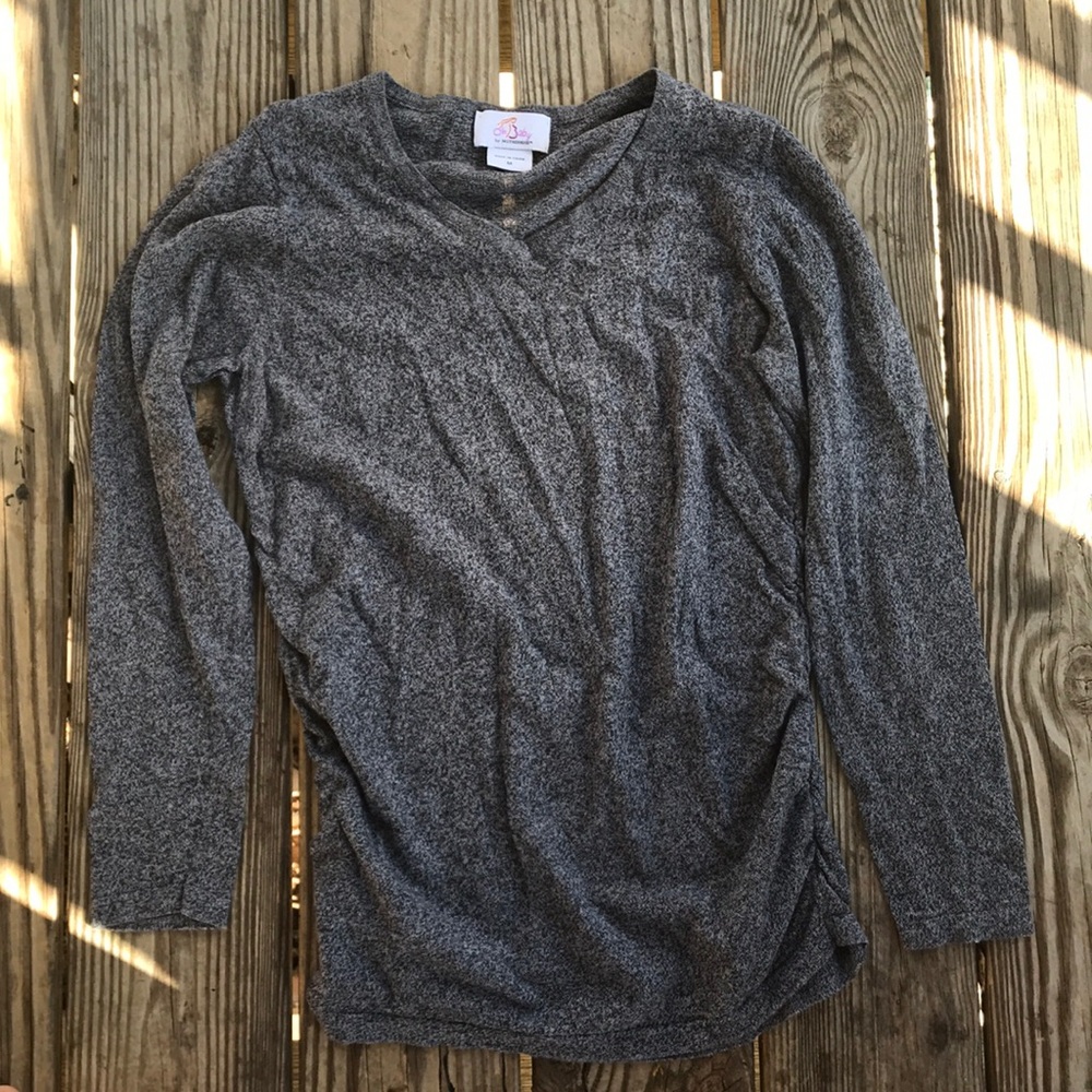 Oh Baby by motherhood gray sweater, Medium